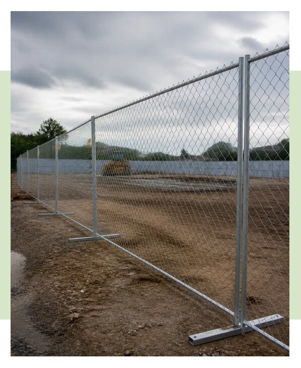 Временный забор из рабицы в Великом Устюге по цене от 865 р. | ЗаборЭксеперт-Влс